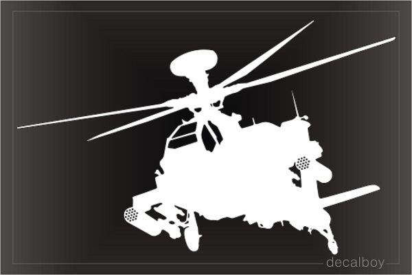 Ah 64 Apache Helicopter Decal
