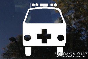 Ambulance 2 Window Decal