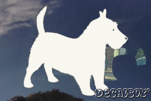 Aberdeen Scottish Terrier Scottie Dog Decal