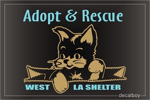 Adopt And Rescue Decal