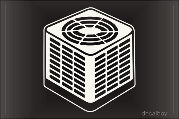 Air Conditioning Unit Decal