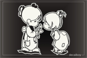 Precious Moment Angel Window Stickers