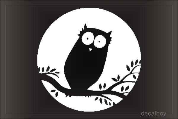 Owl 16 Window Decal