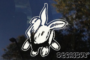 Bunny Window Decal