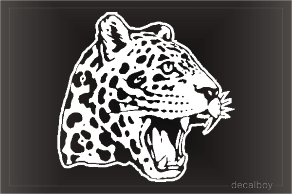 Cheetah Window Decal