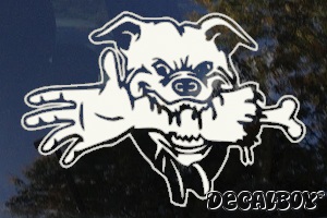 Dog Mad Car Window Decal