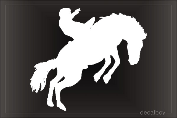 Horseback Riding Rodeo Car Window Decal