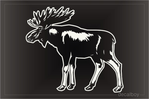 Moose Window Decal