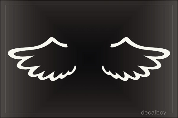 Baby Angel Wings Decal