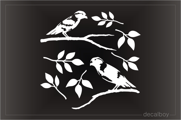 Birds And Branches Decal