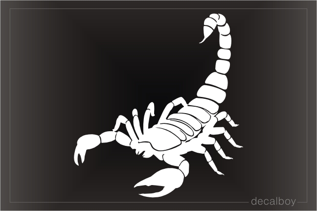 Black Scorpion Decal