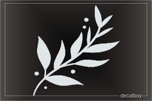 Branch Leaves Decal
