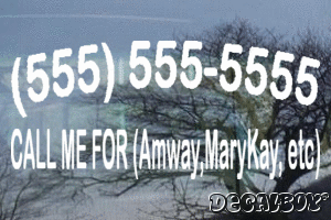 Call Me For Amway Marykay Etc Vinyl Die-cut Decal