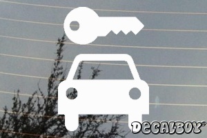 Car Rental Window Decal