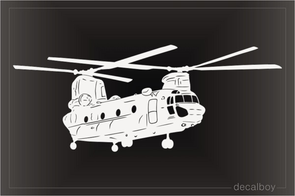 CH 47 Helicopter Decal