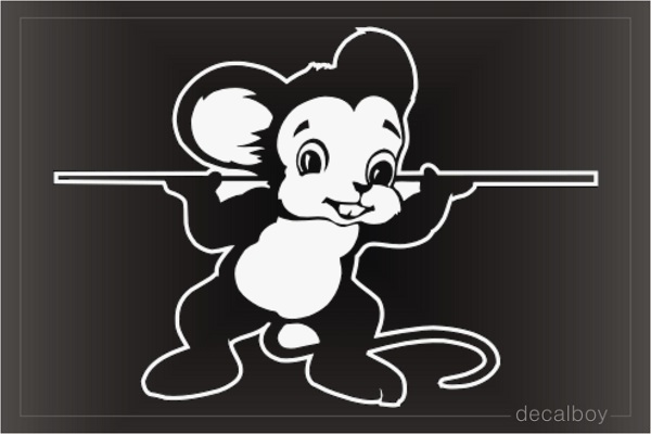 Mouse 62 Car Window Decal