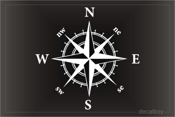 Compass Nautical Decal