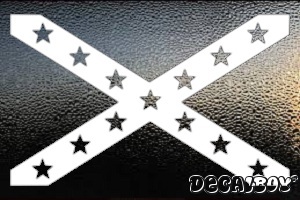 Rebel Flag Auto Decal