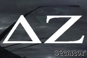 Delta Zeta Vinyl Die-cut Decal