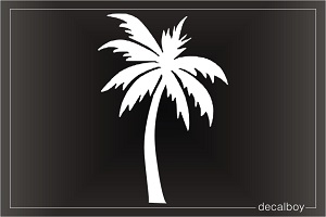 Dancing Palm Tree Window Decal