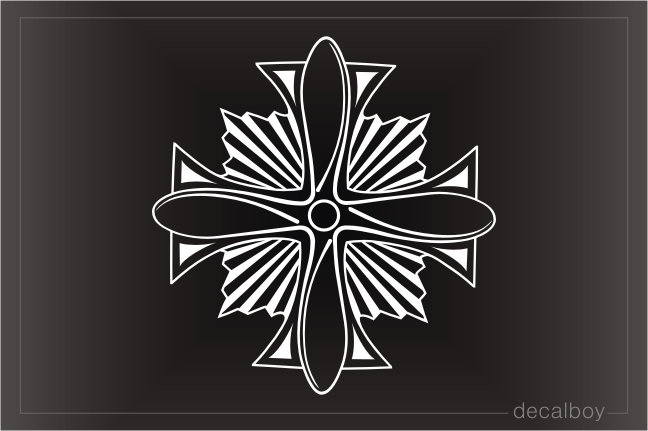 Distinguished Flying Cross Medal Car Decal