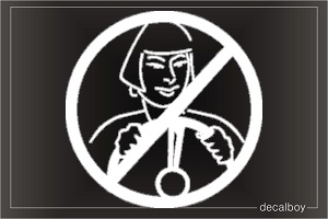 Do Not Drive Car Decal
