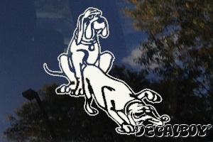 Dogs 120 Car Window Decal