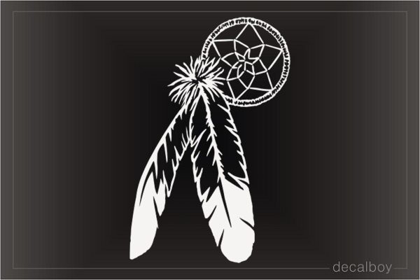 Dreamcatcher Feathers Decal