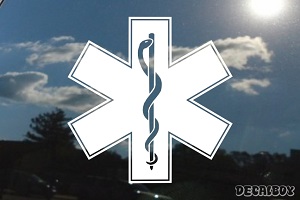 Emergency Medical Symbol Car Decal