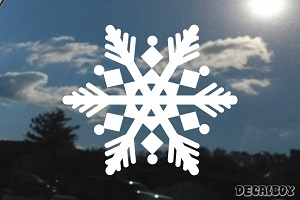 Snowflakes 4 Car Decal