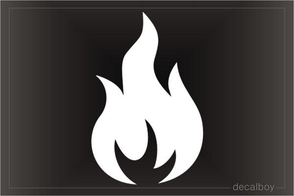 Fire Flame Decal