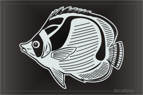 Butterfly Fish 4143 Window Decal