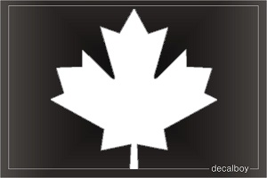 Maple Leaf Auto Decal