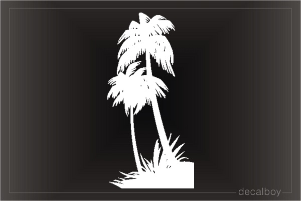 Palm Trees Window Decal
