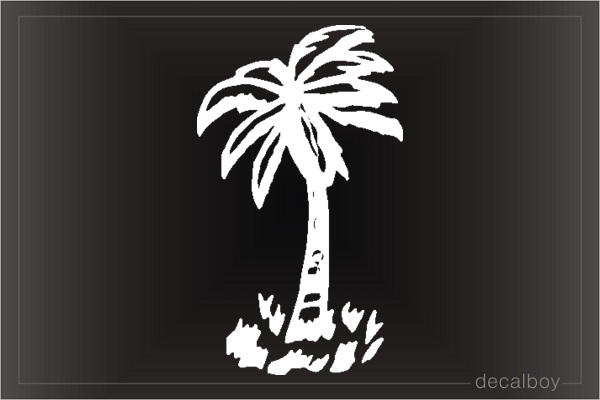 Palm Tree Window Decal