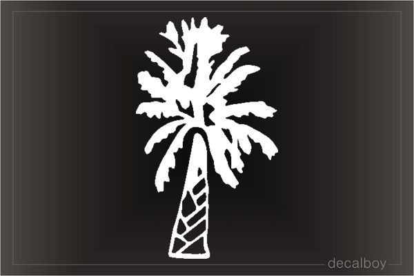 Palmtree Design Window Decal