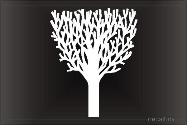 Tree Branches Tribal Window Decal