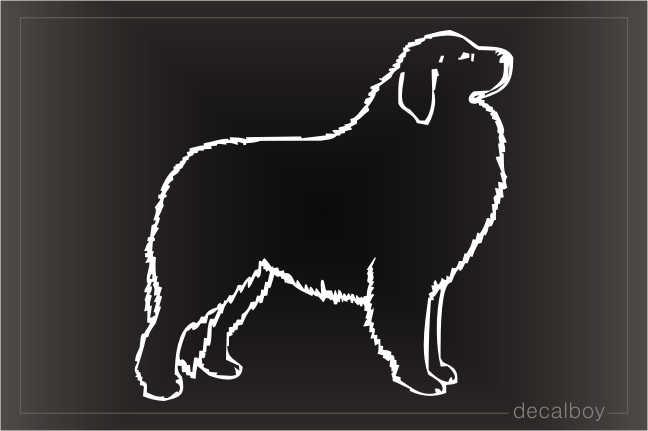 Great Pyrenees Car Window Decal