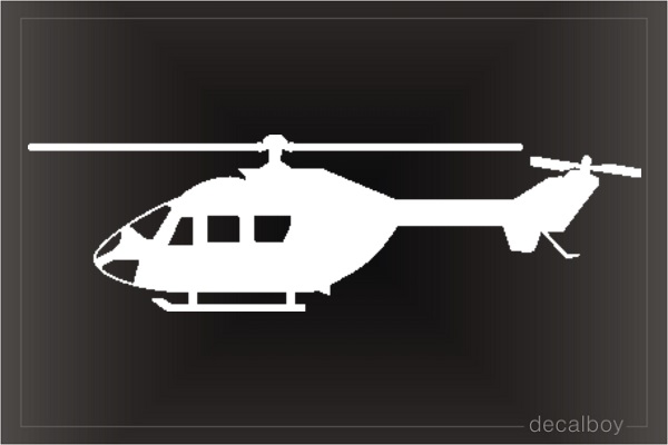 Helicopter Astar Window Decal