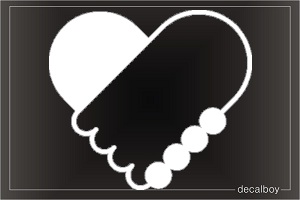 Hold Hand Car Decal