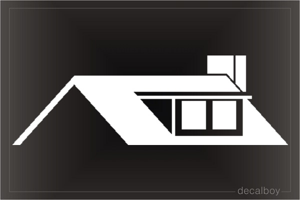 House Roof Car Decal