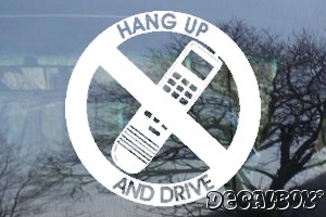 Phone Hang Up Car Decal