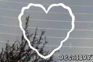 Hearts 677 Car Window Decal