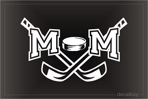 Hockey Mom Window Decal