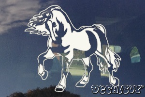 Andalusian Horse 7777 Car Window Decal