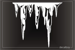 Icicle Car Decal
