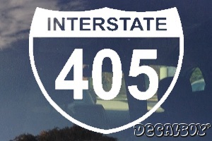 Interstate 405 Car Decal
