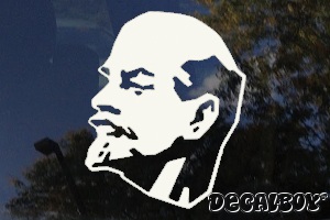 Lenin Car Decal