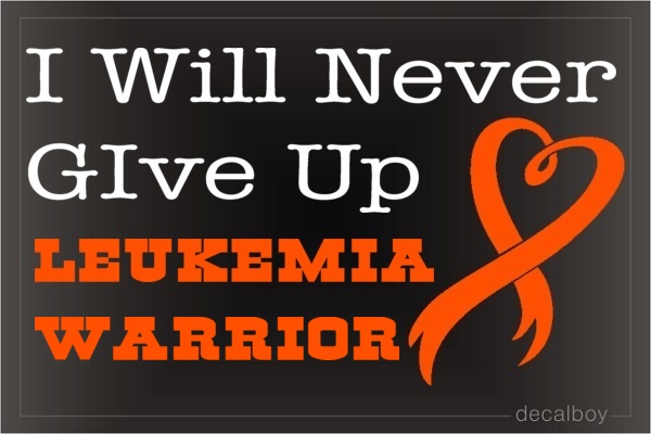 Leukemia Warrior Decal