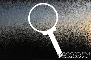Magnifing Glass Car Decal